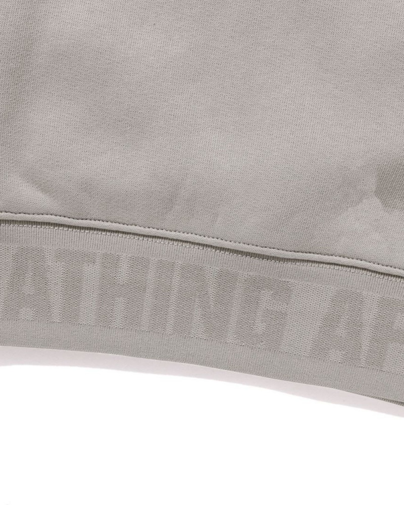 Sweatshirt Bape Tonal Ape Head One Point Hoodie Blanche Homme | IJD-01870337